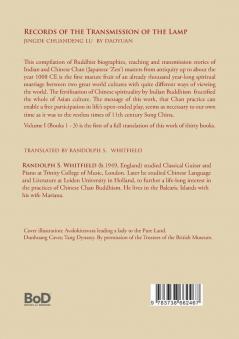 Record of the Transmission of the Lamp: Volume One: The Buddhas and indian patriarchs