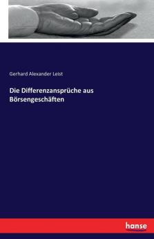 Die Differenzansprüche aus Börsengeschäften