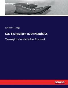 Das Evangelium nach Matthäus