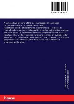 A Compendious Grammar of the Greek Language