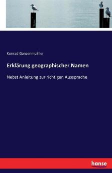 Erklärung geographischer Namen