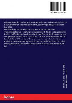 Anfangsgründe der mathematischen Geographie zum Gebrauch in Schulen