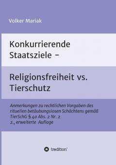 Konkurrierende Staatsziele - Religionsfreiheit vs. Tierschutz