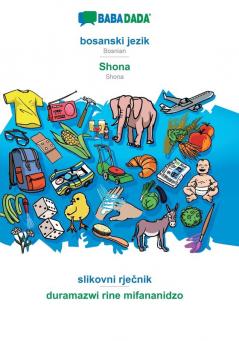 BABADADA bosanski jezik - Shona slikovni rječnik - duramazwi rine mifananidzo: Bosnian - Shona visual dictionary