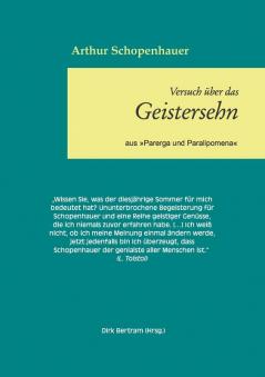 Über das Geistersehen