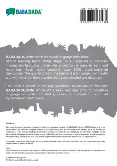 BABADADA black-and-white Español de América Latina - Suomi diccionario visual - kuvasanakirja: Latin American Spanish - Finnish visual dictionary