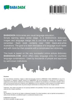 Georgian (in georgian script) - Armenian (in armenian script) visual dictionary BW