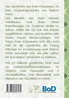 Die Geschichte von Frau Kleinmaus (inklusive Ausmalbilder und Cliparts zum Download): The Tale of Mrs. Tittlemouse; Ausmalbuch Malbuch Cliparts ... Schulkinder Vorschule 1. 2. 3. 4. Klasse