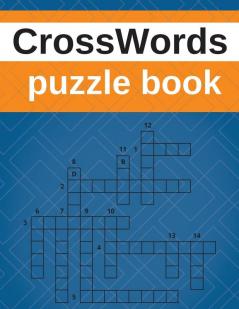 CrossWords puzzle book: Crossword activity puzzle book for adults medium level