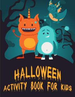 Halloween Activity Book for Kids