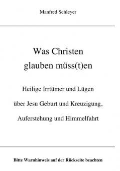 Was Christen glauben m��ss(t)en