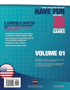 Sam's Extra Large Print Word Search Games