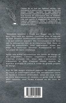 Autodesk Inventor | étape par étape: Conception CAO et Simulation FEM avec Autodesk Inventor pour les Débutants (French Edition)