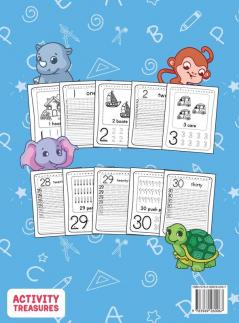 Number Tracing Workbook For Preschoolers And Toddlers: A Fun Number Practice Workbook To Learn The Numbers From 0 To 30 For Preschoolers & Kindergarten Kids! Tracing Exercises For Ages 3-5.