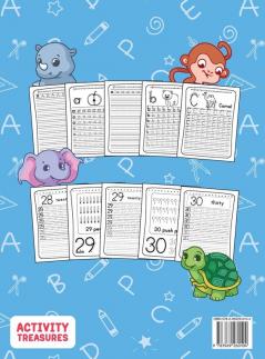 Letter And Number Tracing Book For Kids Ages 3-5: A Fun Practice Workbook To Learn The Alphabet And Numbers From 0 To 30 For Preschoolers And Kindergarten Kids!