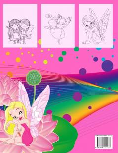 Fairies Coloring Book For Girls Ages 4-8: Coloring Book for Girls with Cute Fairies Gift Idea for Children Ages 4-8 Who Love Coloring. Cute Magical ... A Fun and Magical Coloring Book For Kids