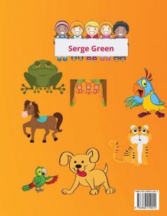 Libro para colorear de animales para ninos: Libro asombroso con animales fáciles de colorear para su hijo - Bosques de animales para preescolar y ... colorear sencillo para niños de 4 a 8 años