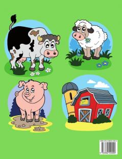 Farm Animals- Coloring Book for kids: Amazing Farm Animals Coloring Book for Kids Age:4-8Deeas