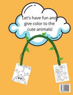 Toddler Coloring Book: Easy and Big Animals to Color and Learn for Toddlers/ Kids Ages 1-4; 4-8 Boys and Girls/ Simple and Fun Coloring Pages