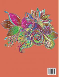 Flower Coloring Book: Mesmerizing Coloring Book Stress Relief and Relaxation with a Variety of Botanical Floral Prints and Nature Bouquets Wreaths Swirls Decorations Flower Designs and Patterns