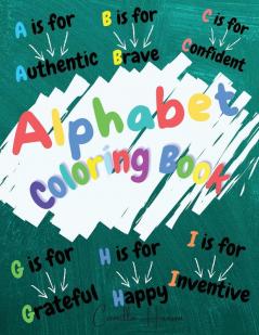 Alphabet Coloring Book: Amazing ABC Coloring Book for Kids Fun with Letters ABC Coloring Book