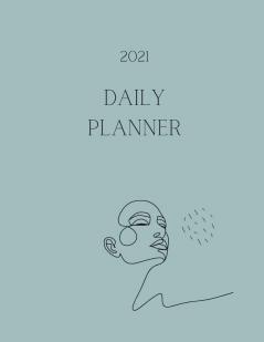 2021 Daily Planner: Simple minimalist weekly planner with checklist modern planner with a feminine design