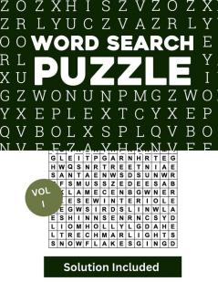 Word Search for Adults Large Print Word Find Book