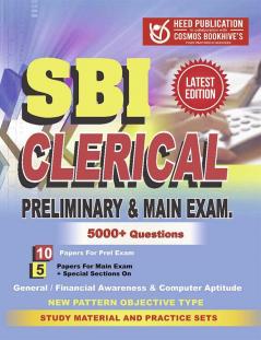 SBI CLERK PRELIMS AND MAINS - STUDY MATERIAL + PRACTICE SETS