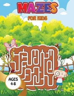 Mazes for kids - Space: Maze Activity Book Ages 4-6 Amazing Rockets Astronauts Workbook for Games Puzzles and Problem-Solving