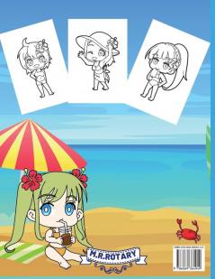 KAWAII COLORING BOOK FOR GIRLS