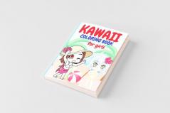 KAWAII COLORING BOOK FOR GIRLS