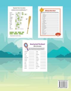 Word Scramble Puzzle Book for Adults
