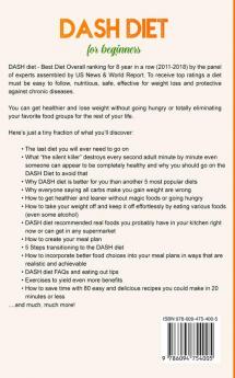 DASH DIET For Beginners: Best Diet 8 Years in a Row: Is It For You?