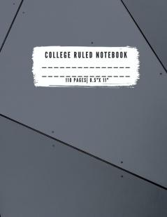 College Ruled Notebook: College Ruled Notebook for Writing for Students and Teachers Girls Kids School that fits easily in most purses and ... for great contrast and ease of writing and