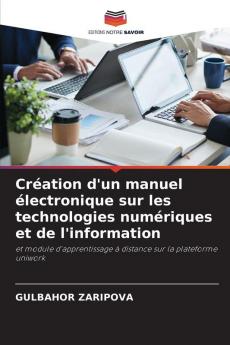 Création d'un manuel électronique sur les technologies numériques et de l'information