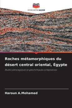 Roches métamorphiques du désert central oriental Égypte