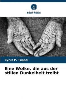 Eine Wolke die aus der stillen Dunkelheit treibt