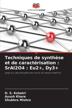 Techniques de synthèse et de caractérisation