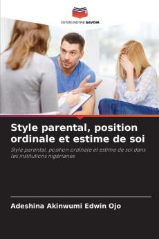 Style parental position ordinale et estime de soi