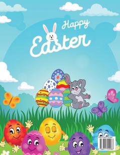 Easter coloring book for kids: Beautiful Easter coloring book for kids 2-54-8 happy easter eggs Happy easter activity book for kids Easter day ... book Prescool Children & Kindergarden.