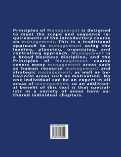 Principles of Management