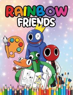 Rainbow Friends coloring book