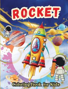 Rocket Coloring Book for Kids