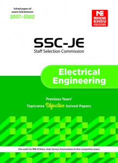 SSC JE Electrical Engineering 2023 Previous Years Objective Solved Papers