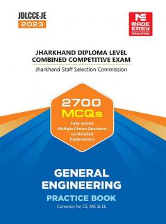 JDLCCE 2023: General Engineering Practice Book 2700 MCQs