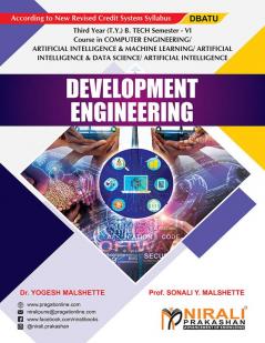DEVELOPMENT ENGINEERING (Third Year (T.Y.) B. Tech Course In Engineering (Computer Engineering AI & ML / AI & DS / AI) Semester – 6 DBATU)