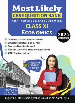 Oswal - Gurukul Economics Most Likely CBSE Question Bank : Class 11 Exam 2024