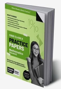 Gurukul Maths Practice Papers for CBSE Class 10 Board Exam 2024 : Fully Solved New SQP Pattern March 2023 Sample Papers Unsolved Papers Latest Board Syllabus