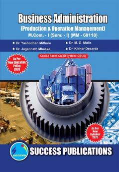 Production and  Operation ManagementFirst Year M.ComSem-I-English