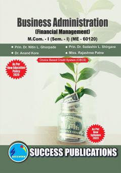 Financial ManagementFirst Year M.ComSem-I-English